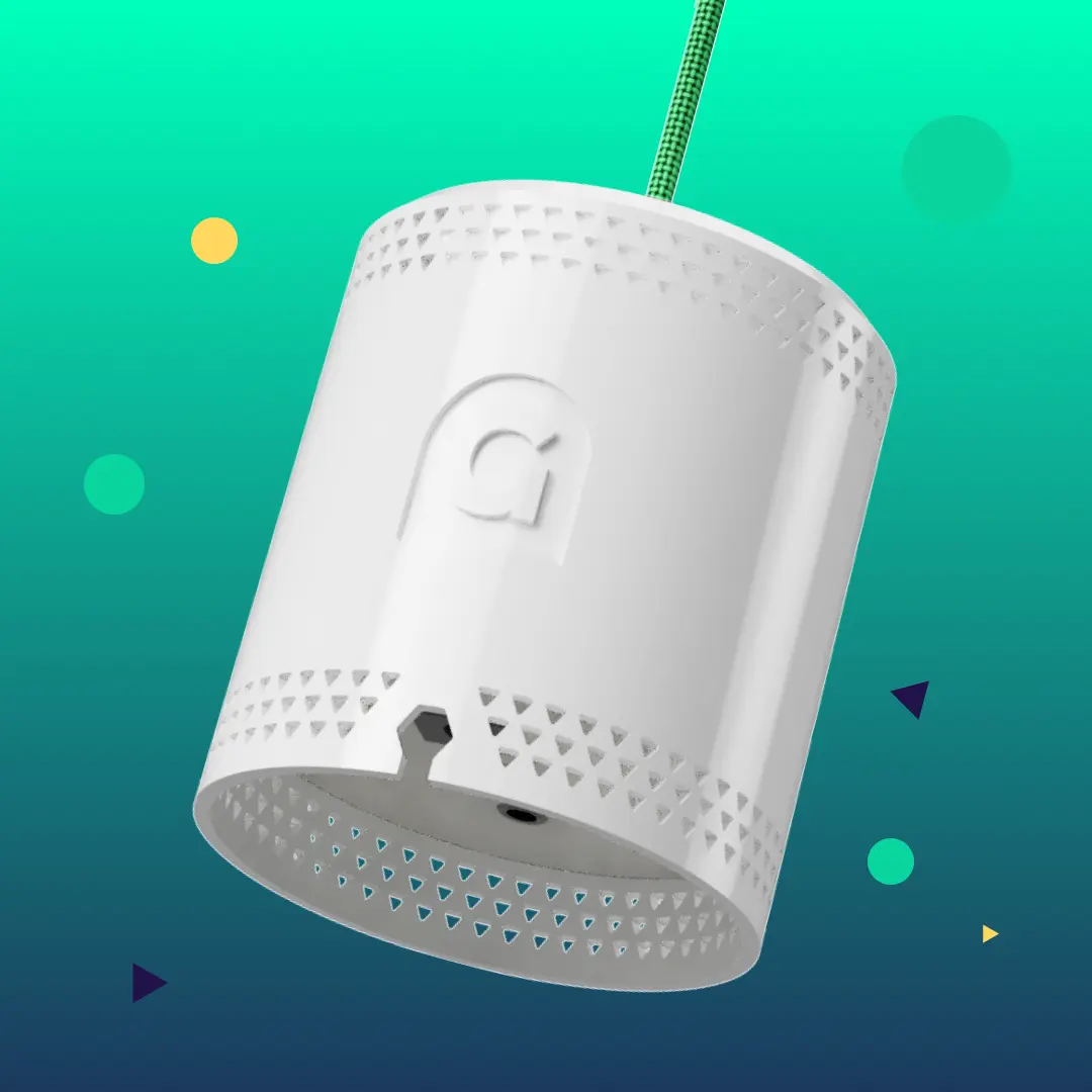 The Grow Sensor hanging from it's hanging rig