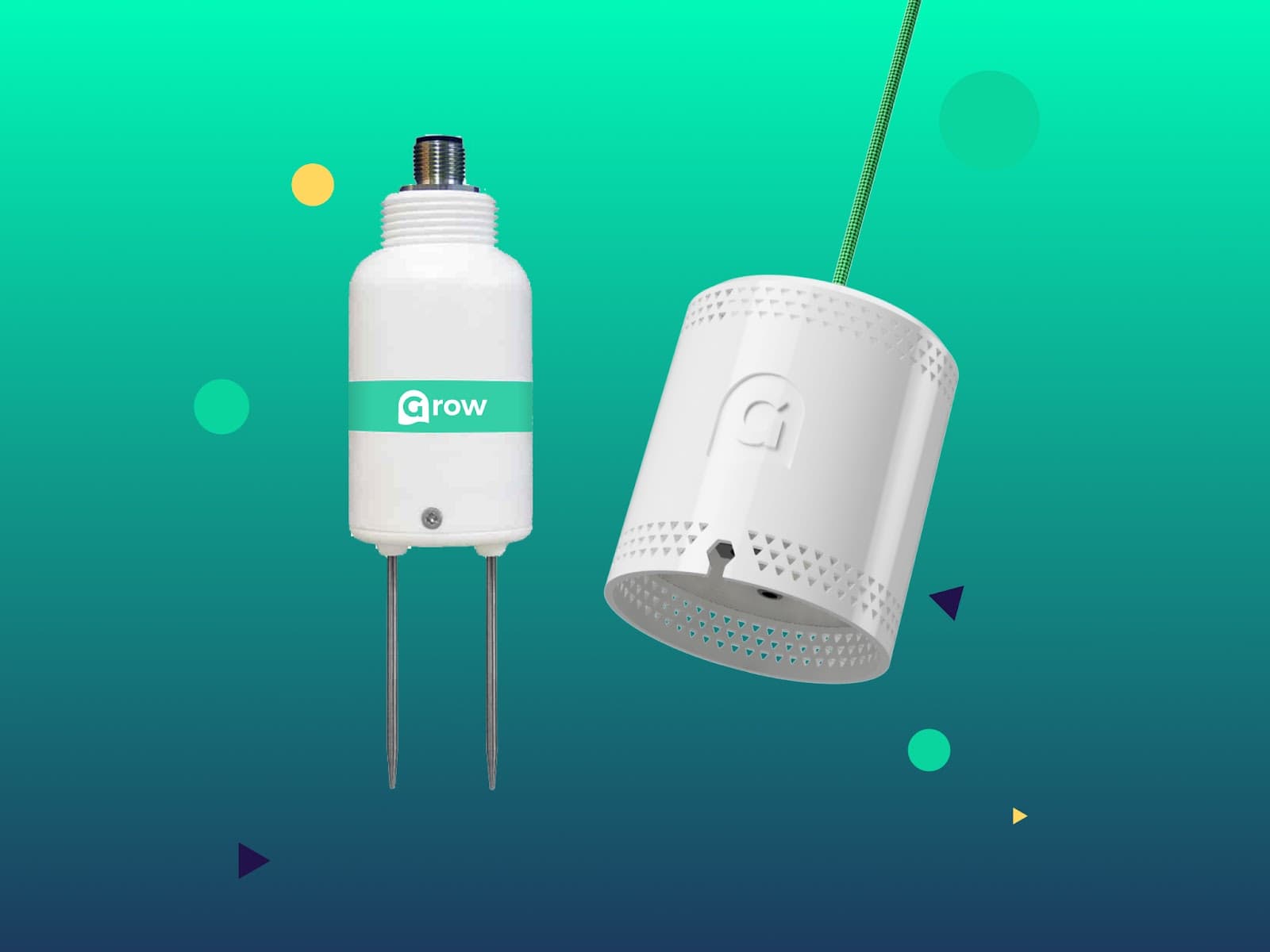 The Grow Sensor and Grow Soil probe