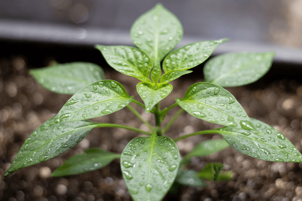 dewy chilli plant - wring vpd